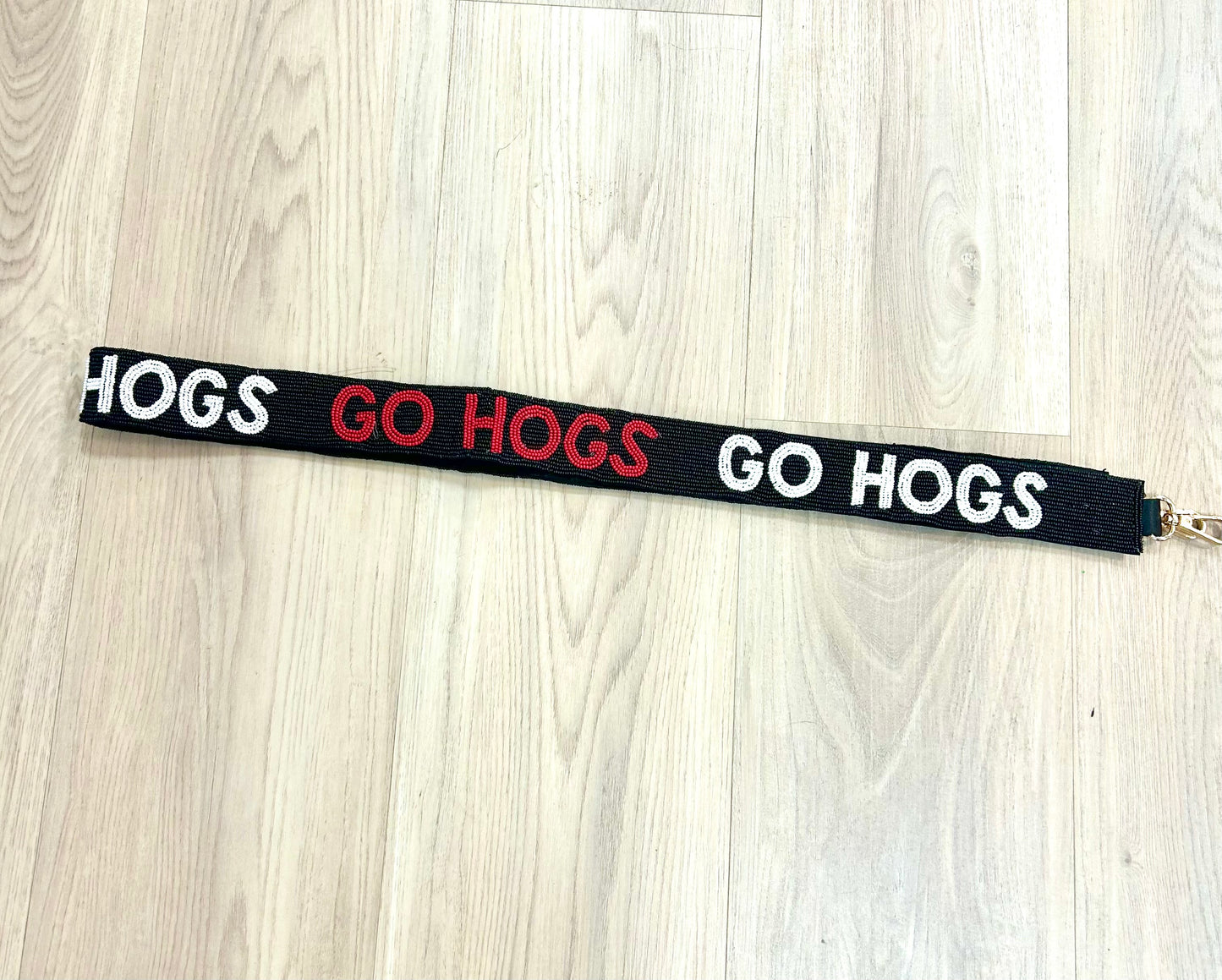 Go Hogs Beaded Purse Strap