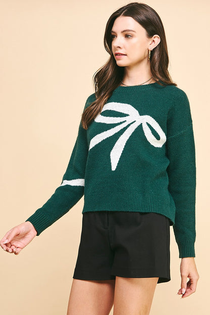 Ashley Ribbon Sweater Top