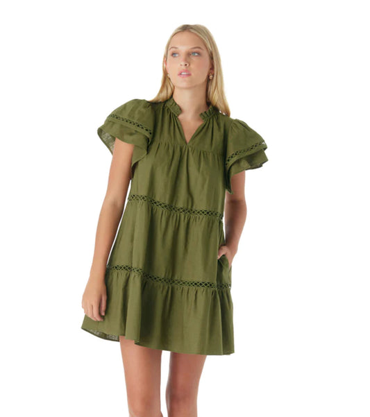 FINAL SALE Mila Dress in Crocodile