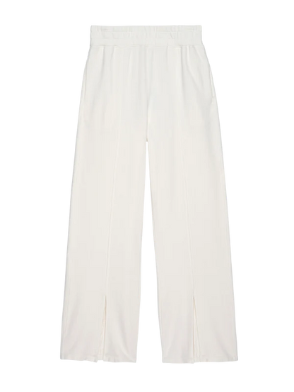 FINAL SALE Lincoln Front Slit Pant in Porcelain