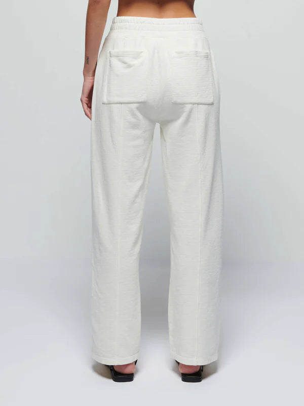 FINAL SALE Lincoln Front Slit Pant in Porcelain