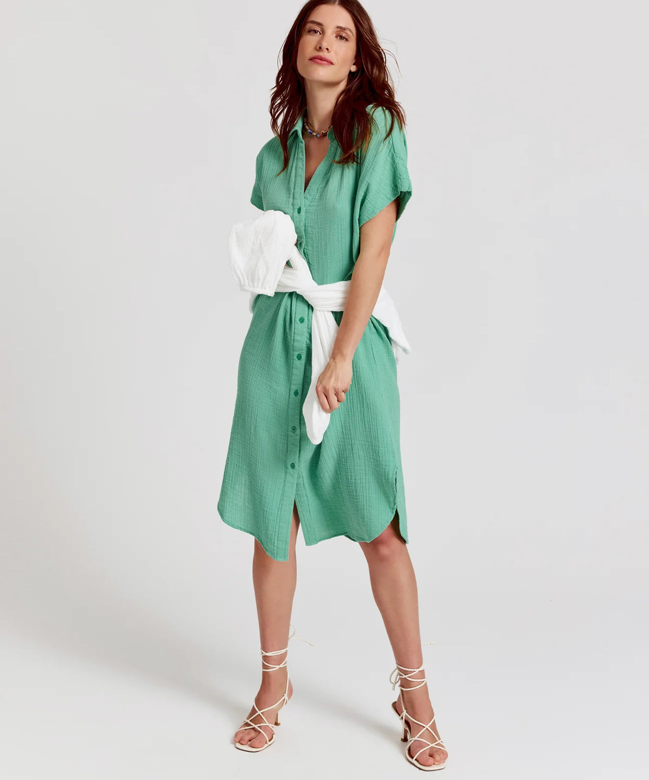 FINAL SALE The Lea Dress in Jade