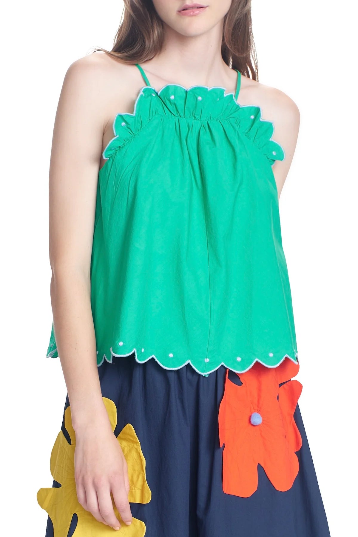 FINAL SALE- Summer Top in Green