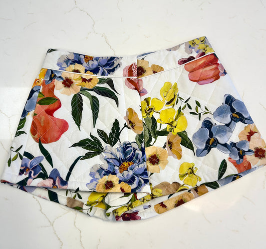 Greek Garden Off White Shorts