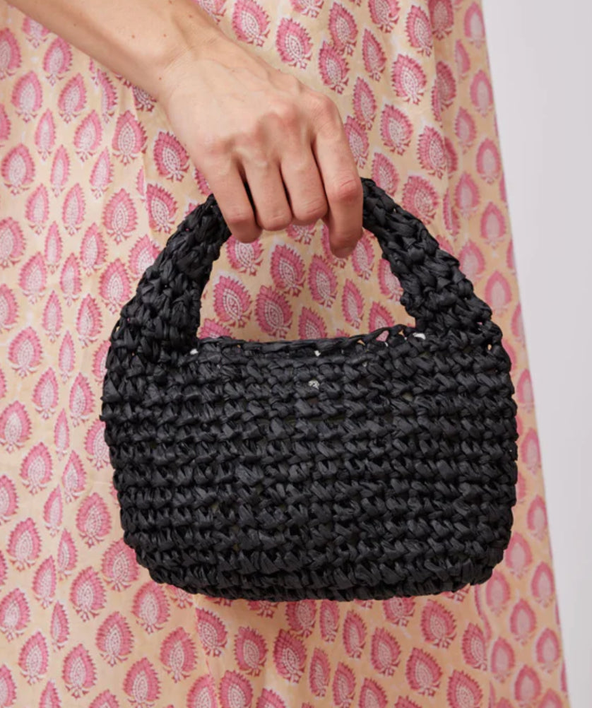 Micro Slouch Bag in Black