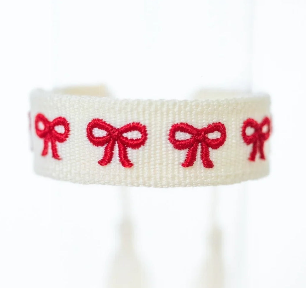 Red Bow Bracelet