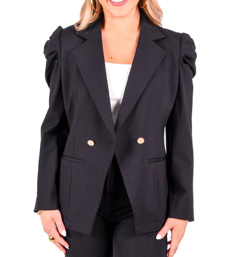 Bradshaw Blazer in Black Ponte