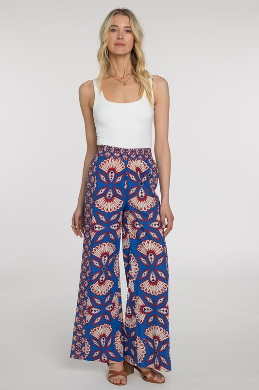 Sutton Pant in Sapphire Feather