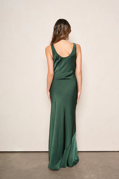 Esme Dress in Emerald Green