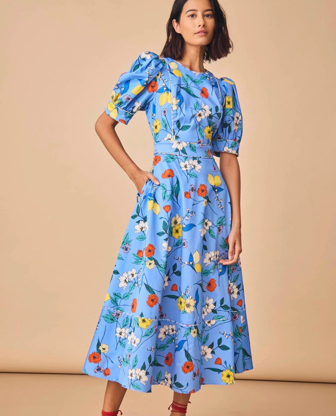 FINAL SALE Thalia Dress in Wildflower