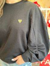 Load image into Gallery viewer, Jemma Sweat Shirt in Black
