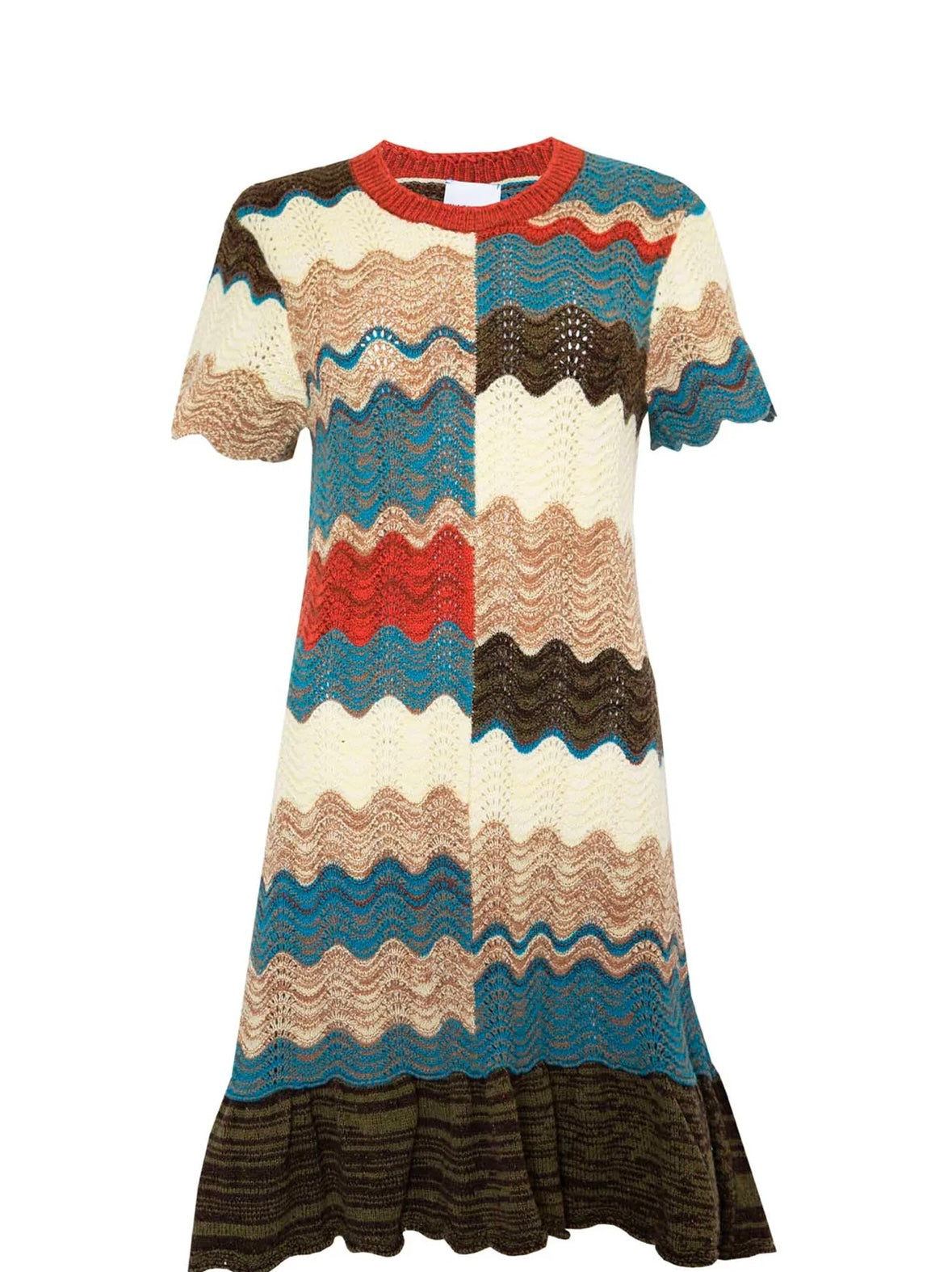 Bernadette Sweater Dress in Autumn Wave