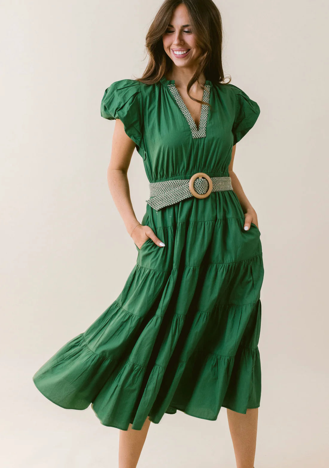 Daphne Green Dress