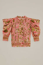 Load image into Gallery viewer, Aura Floral Soft Pink Sleeve Blouse
