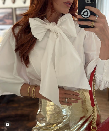 Shay Blouse in Bright White