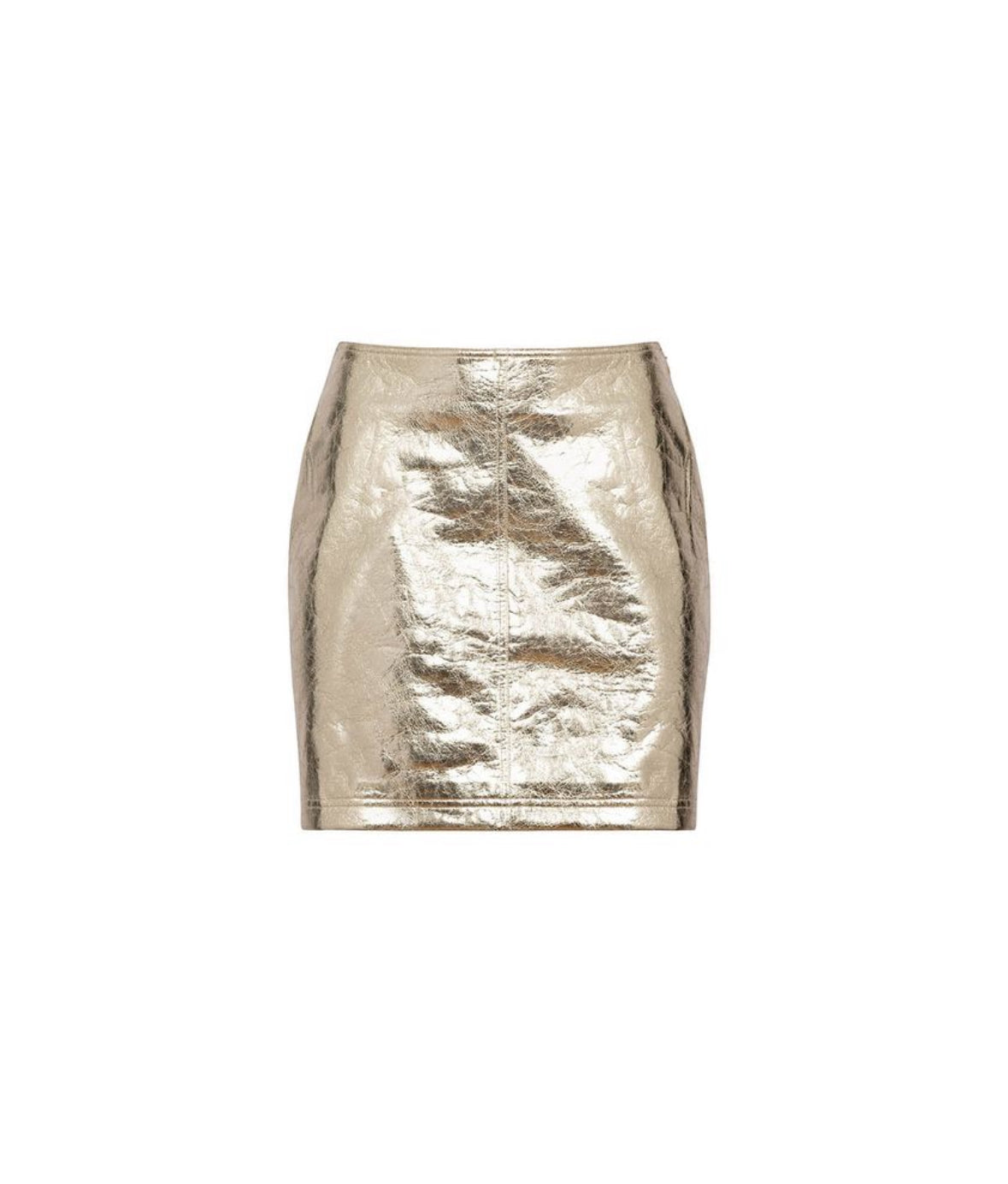 Kaitlin Skirt in Cracked Gold