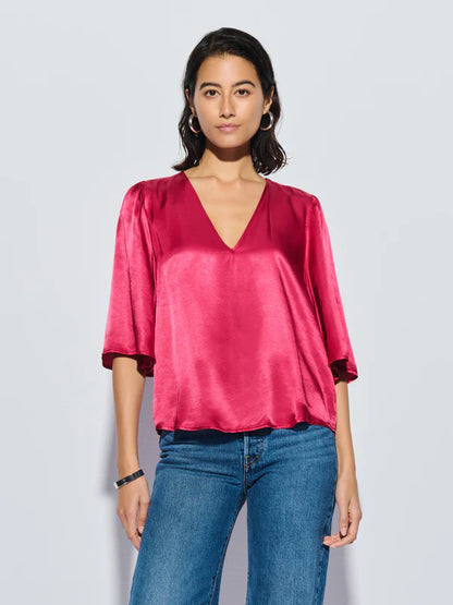 Mel Top in Rasberry