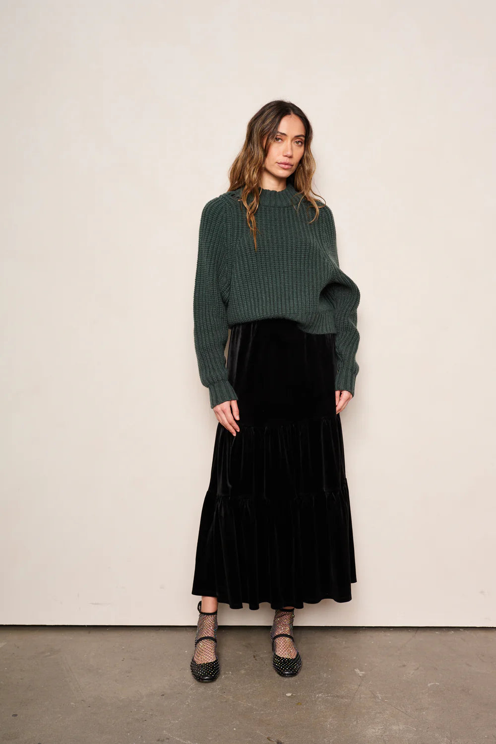 Eve Sweater in Evergreen