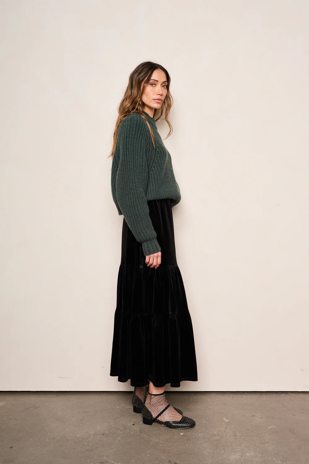 Eve Sweater in Evergreen