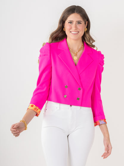 Margo Blazer in Pink Glo