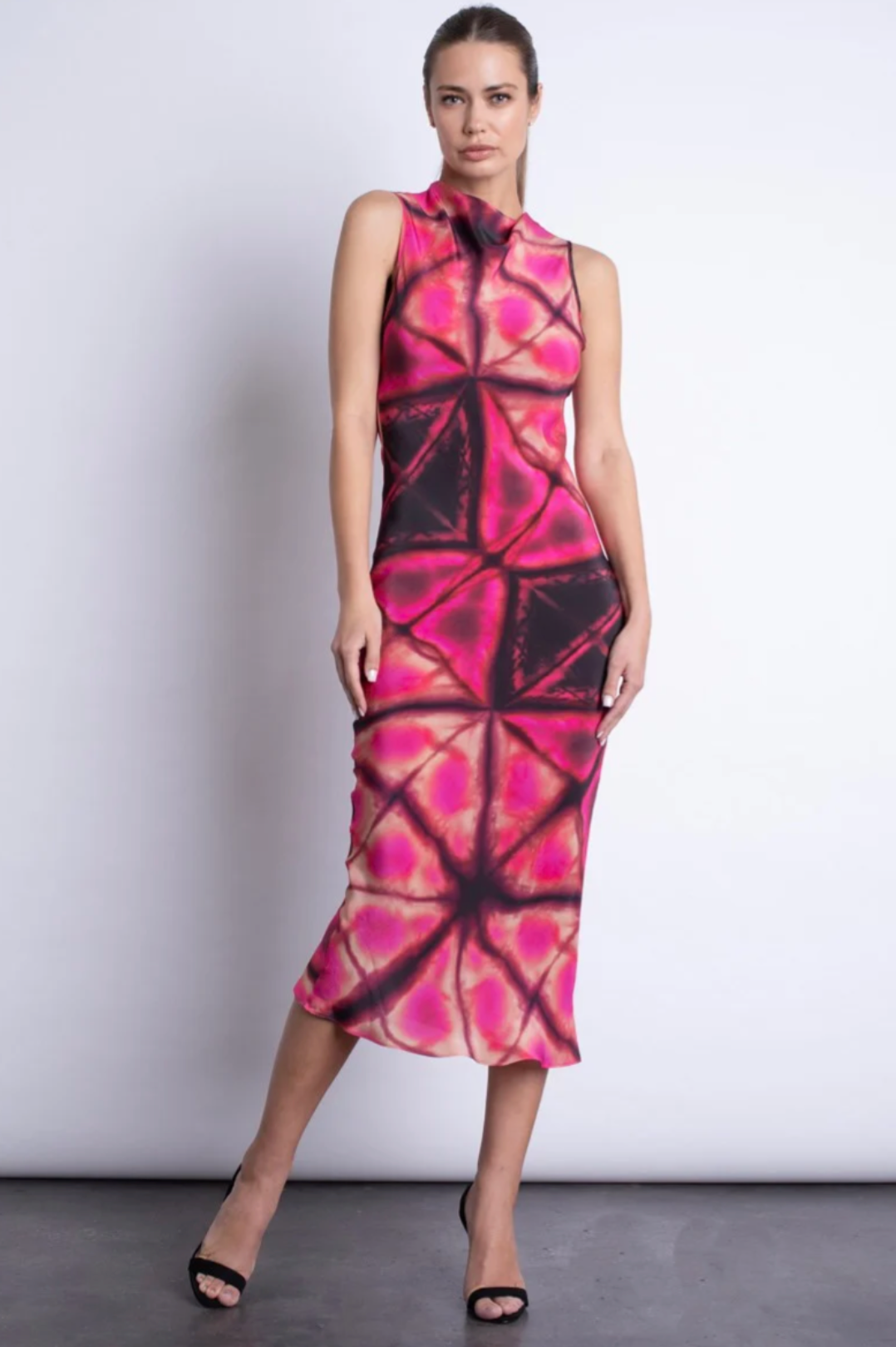 FINAL SALE Brooke Print Midi Dress