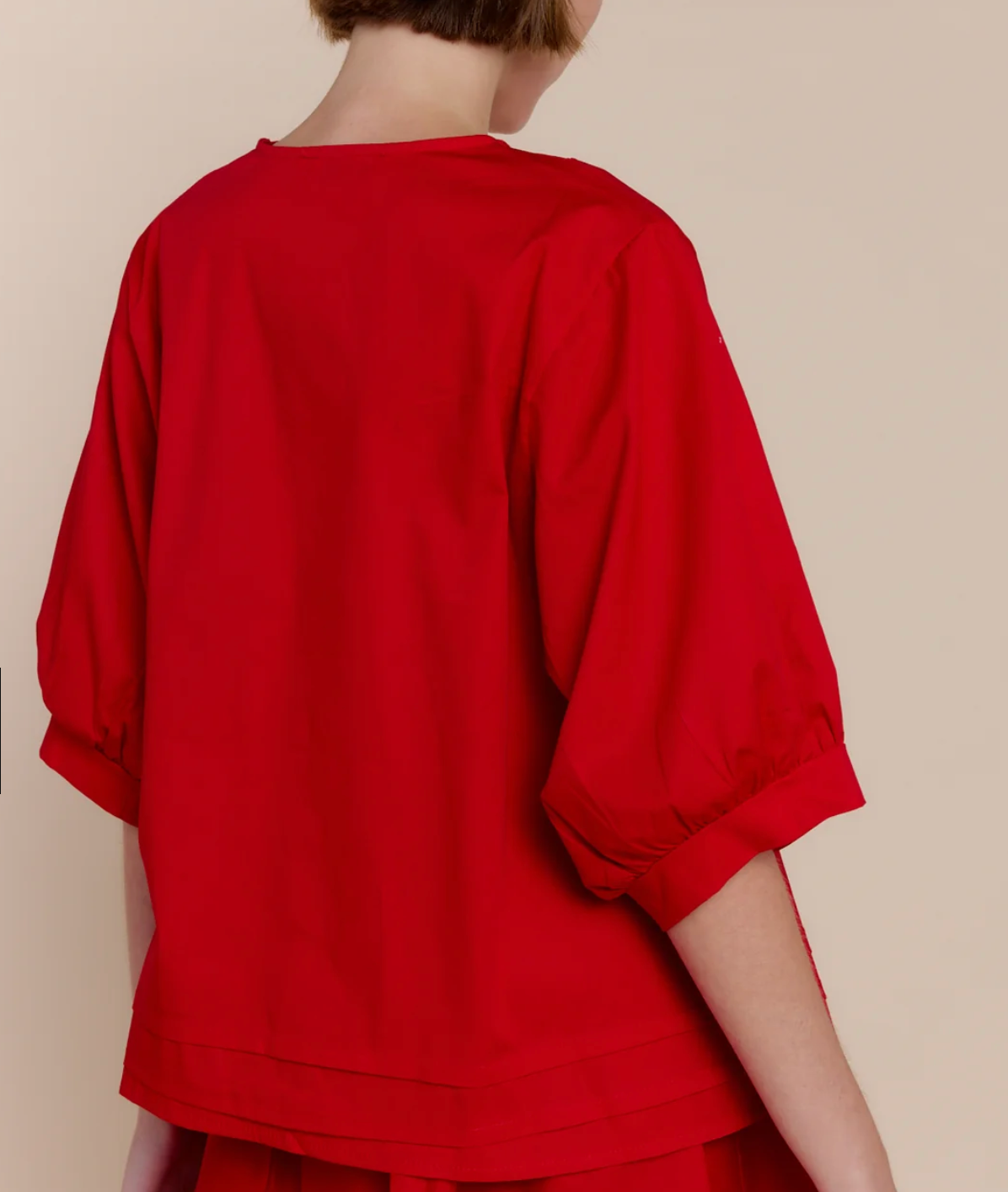 Allison Blouse in Red