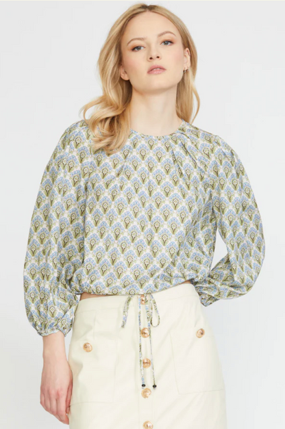 Jewel Neck Blouse