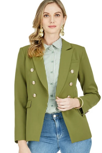 Winnie Blazer in Olive