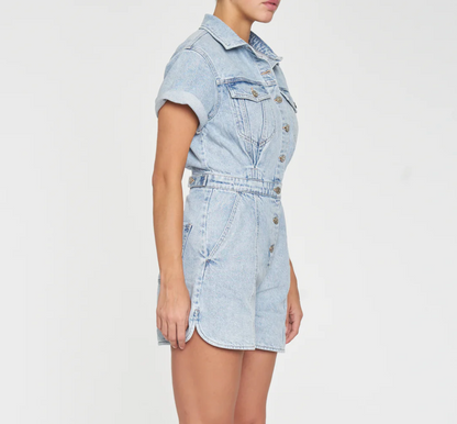 FINAL SALE- Topanga Denim Romper