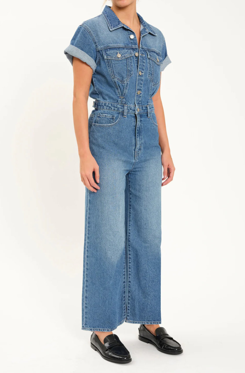 Starlet Jumpsuit Wide Leg in Ballad