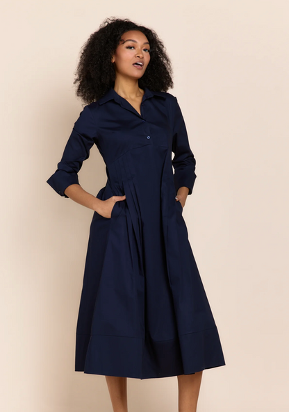 Alayna Dress in Navy