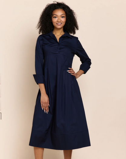 Alayna Dress in Navy