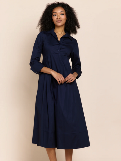 Alayna Dress in Navy