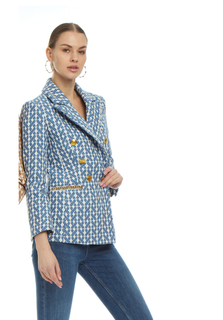 Bermuda Jacket in Blue