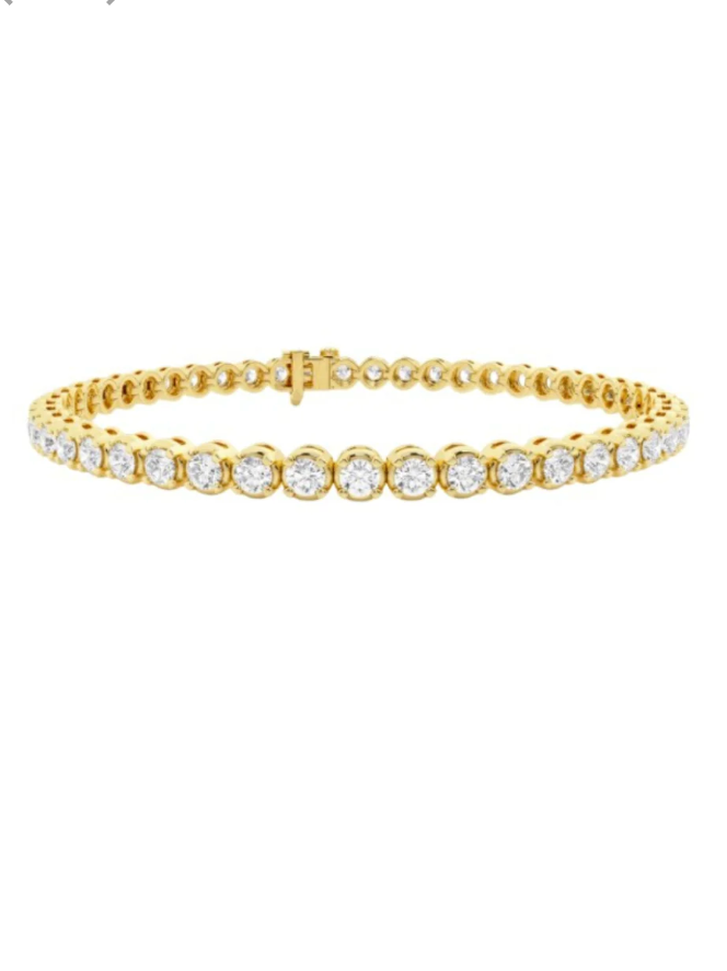 Small Bezel Tennis Bracelet