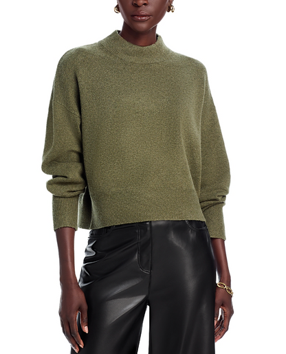 Viola Vhari Crew Sweater in Olive