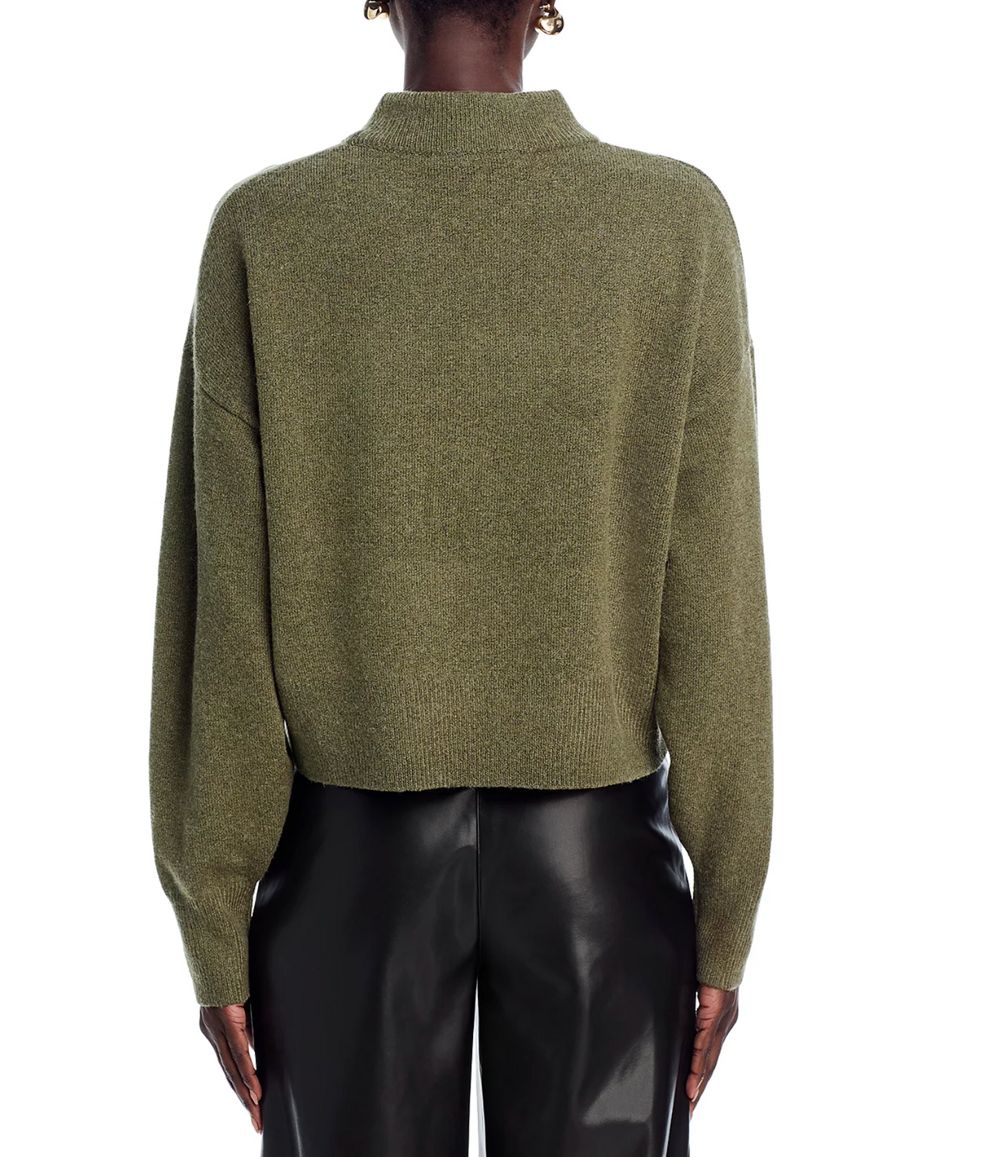 Viola Vhari Crew Sweater in Olive