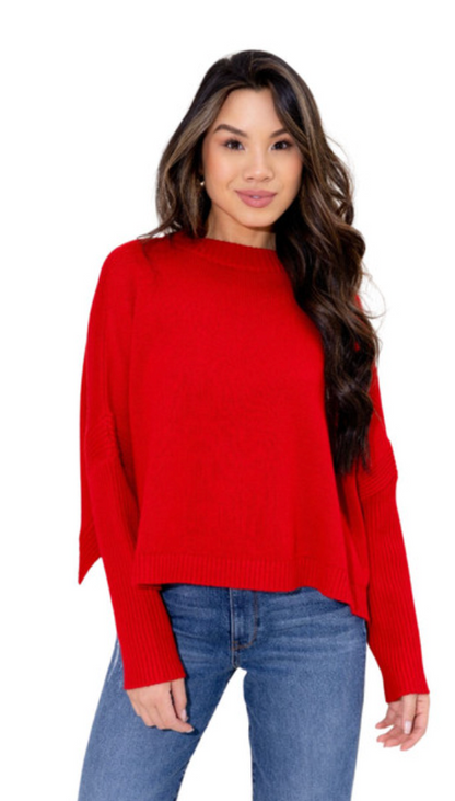 Leona Sweater in Poppy