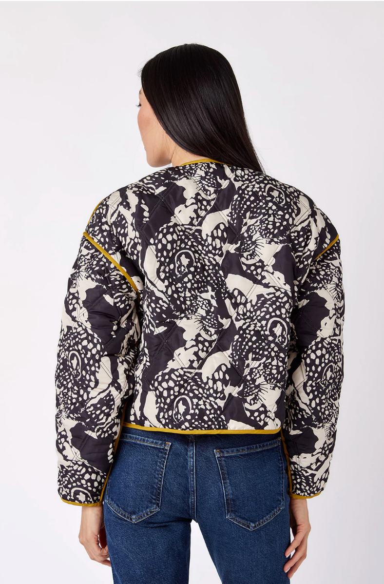 Reversible Felix Jacket in Leopard