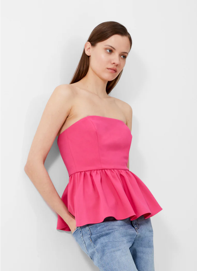 FINAL SALE Whisper Strapless Peplum