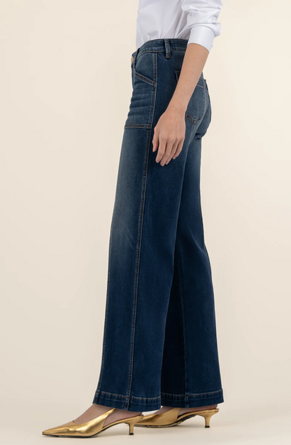 Jodi High Rise Wide Leg in Energy