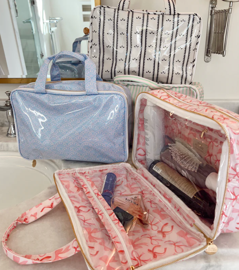 Clear Coat Toiletry Case in Periwinkle