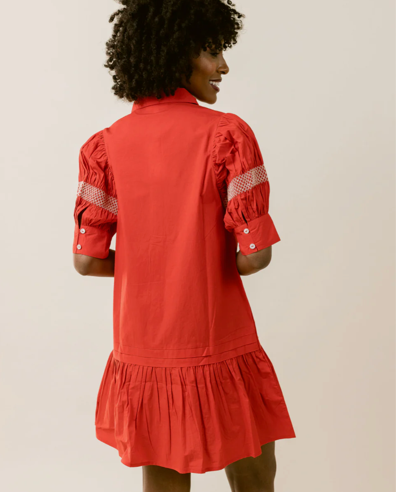 FINAL SALE Scout Dress in Red