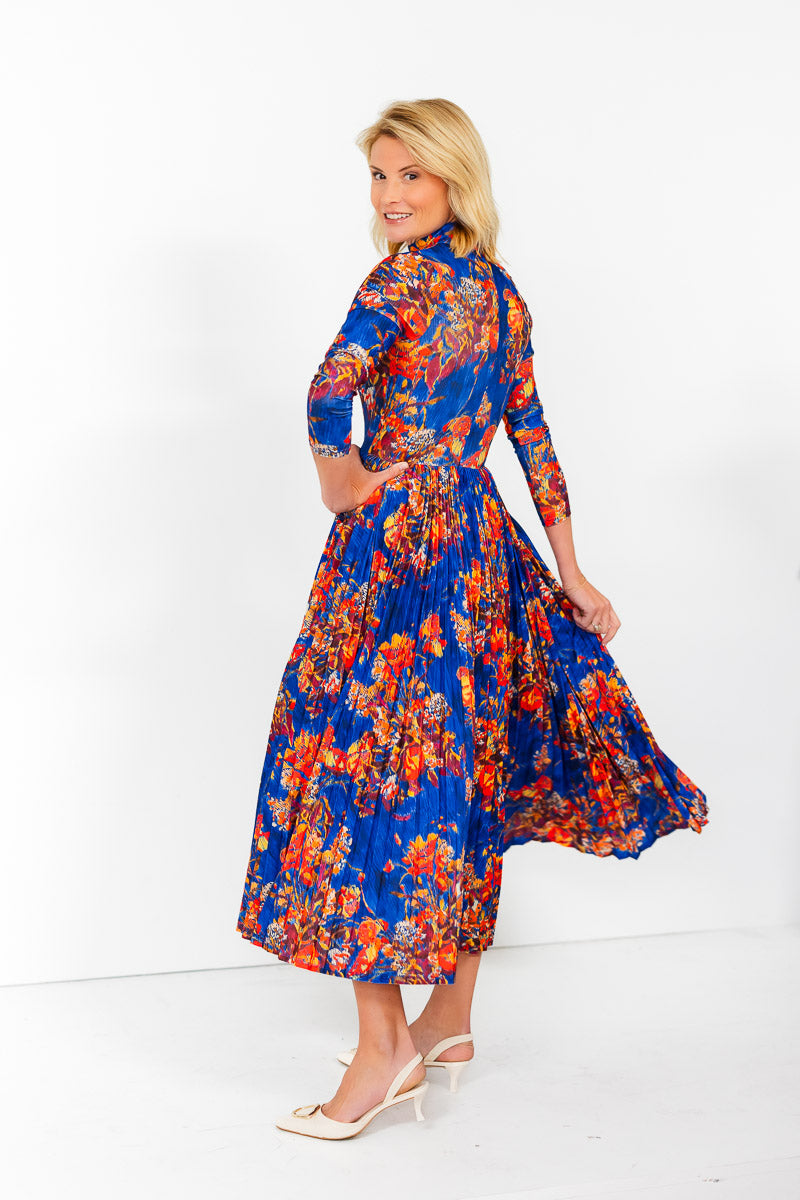 Sabine Dress in Bouquet Blue