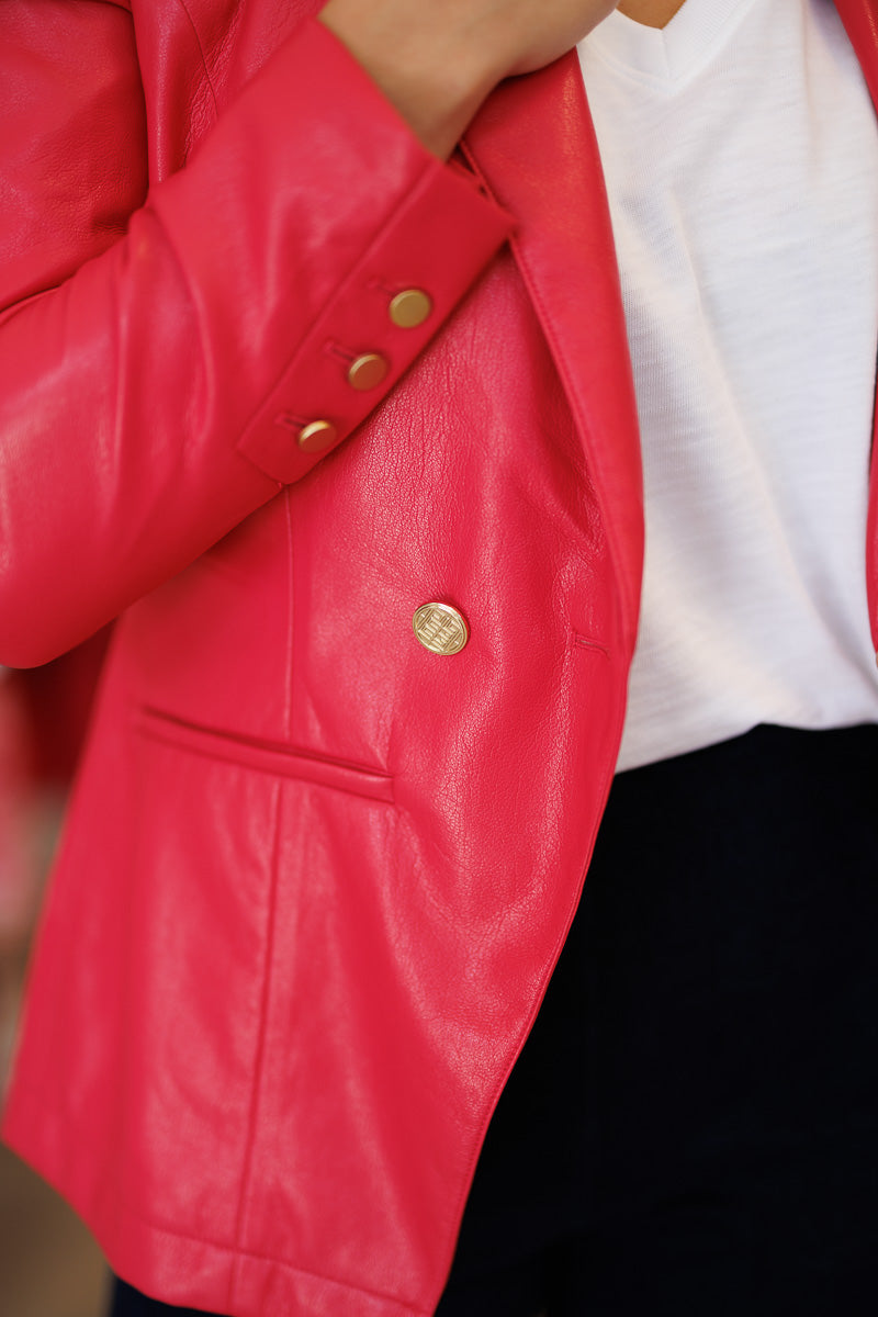 Bradshaw Blazer in Rose Red