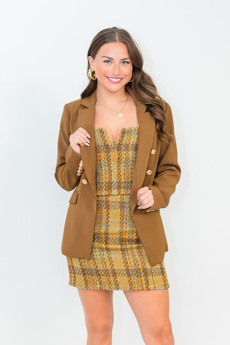 Winnie Blazer in Brown