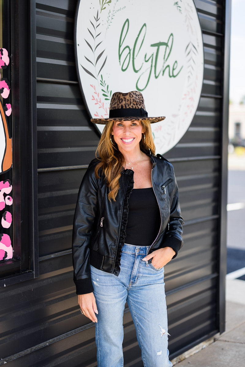 Carmen Hat in Leopard