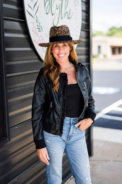 Carmen Hat in Leopard