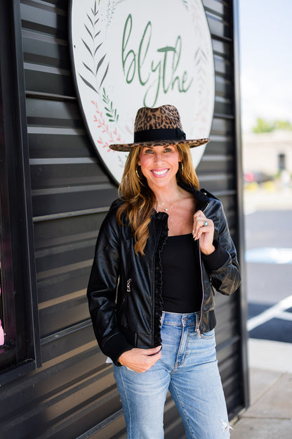 Carmen Hat in Leopard