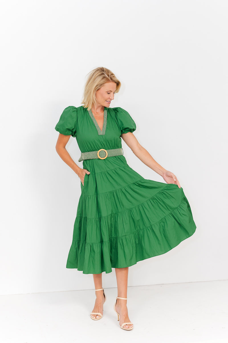 Daphne Green Dress